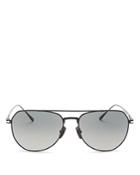 Persol Men's Brow Bar Aviator Sunglasses, 54mm