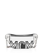 Mcm Small Leather Logo Belt Bag