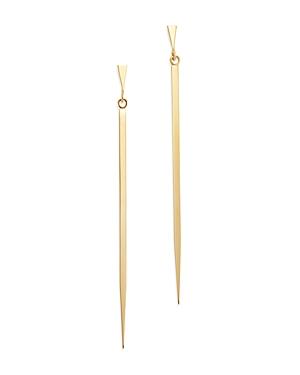 Moon & Meadow 14k Yellow Gold Bar Drop Earrings - 100% Exclusive