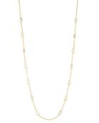 Ippolita 18k Yellow Gold Rock Candy Mother-of-pearl Station Necklace, 37
