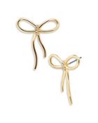 Baublebar Pippa Pave Bow Drop Earrings In Gold Tone