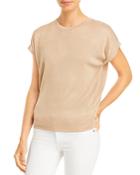 T Tahari Extended Sleeve Crewneck Sweater