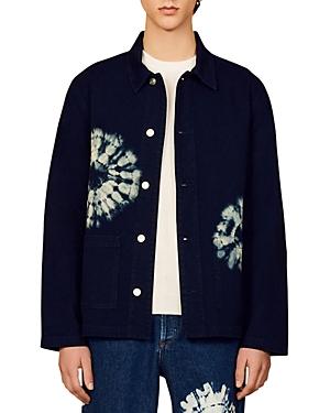 Sandro E22 Worker Tie Dye Jacket
