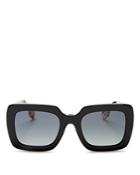 Burberry Women's Polarized Square Sunglasses, 52mm