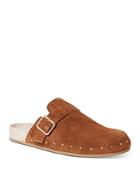 Loeffler Randall Women's Jayden Slip On Buckled Clogs