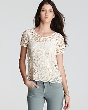 Joie Top - Devine Crochet Lace