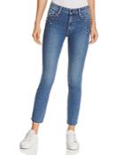 Paige Ankle Straight Jeans In Naveeen Embellished