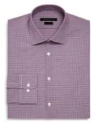 John Varvatos Star Usa Micro-check Regular Fit Dress Shirt