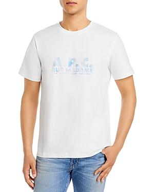 A.p.c Bobby Watercolor Logo Tee