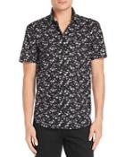 John Varvatos Star Usa Short-sleeve Regular Fit Floral-print Shirt - 100% Exclusive