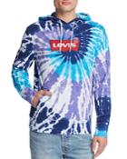 Levi's Embroidered Logo Hooded Tie-dyed Sweatshirt