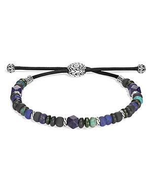 John Hardy Sterling Silver, Lapis Lazuli, Sodalite, Black Agate, Black Onyx, Chrome Diopside And Turquoise Classic Chain Bracelet