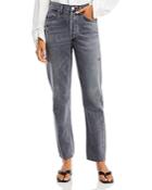 Citizens Of Humanity Sabine Straight Leg Jeans In Black Coffee