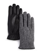 The Men's Store At Bloomingdale's Wool-and-leather Tech Gloves - 100% Exclusive