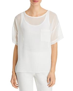 &basics Chiffon Pocket Tee