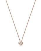 Bloomingdale's Diamond Clover Pendant Necklace In 14k Rose Gold, 0.25 Ct. T.w. - 100% Exclusive