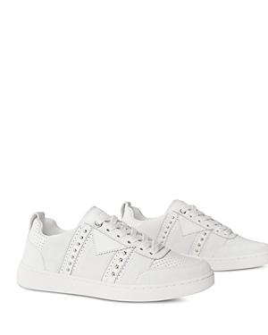 Maje Women's 120furious Studded Leather Sneakers