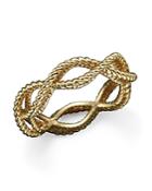 Roberto Coin 18k Yellow Gold Single Row Twisted Ring