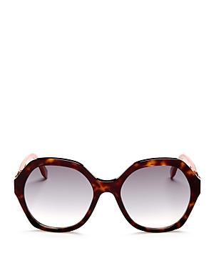 Fendi Oversized Round Sunglasses, 56mm