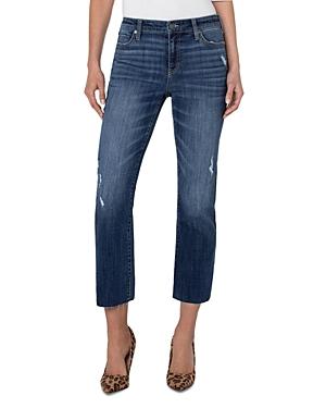 Liverpool Los Angeles Kennedy High Rise Cropped Straight Leg Jeans In Wateree