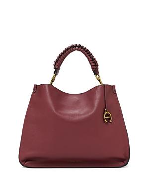 Etienne Aigner Alexandra Large Leather Hobo Bag