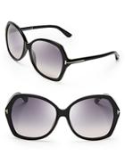 Tom Ford Carola Oversized Sunglasses, 60mm