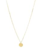 Argento Vivo Cubic Zirconia Eye Sunray Pendant Necklace In 14k Gold Plated Sterling Silver, 16-18