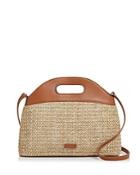 Steven Alan Blake Basket Straw And Leather Tote