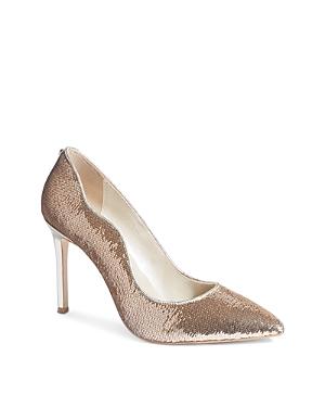 Karen Millen Sequin High-heel Court Pumps