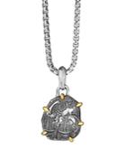 David Yurman Sterling Silver & 18k Yellow Gold Zodiac Libra Amulet Enhancer