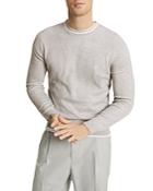 Reiss Krispin Ribbed Contrast Sweater