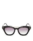 Tom Ford Anna Square Sunglasses, 49mm