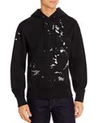 Helmut Lang Paint-splatter Hooded Sweatshirt