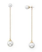 Rebecca Minkoff Simulated Pearl Front-back Earrings