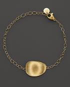 Marco Bicego 18k Yellow Gold Engraved Lunaria Pendant Bracelet