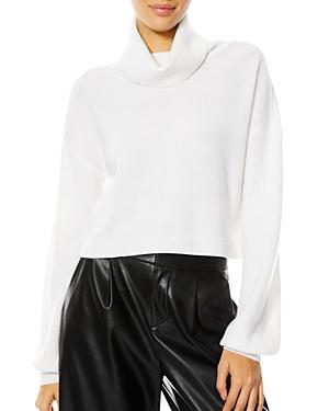 Alice And Olivia Ansley Blouson Sleeve Turtleneck Sweater