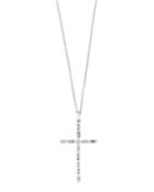 Bloomingdale's Diamond Cross Necklace In 14k White Gold, 0.25 Ct. T.w. - 100% Exclusive