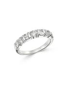 Bloomingdale's Diamond Baguette Channel Band In 14k White Gold - 100% Exclusive