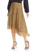 Joie Marsie Asymmetric Matte Sequin Midi Skirt