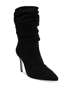 Schutz Women's Ashlee Pointed Toe Scrunched High Heel Boots