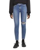 Agolde Toni Mid Rise Skinny Jeans In Shoreline