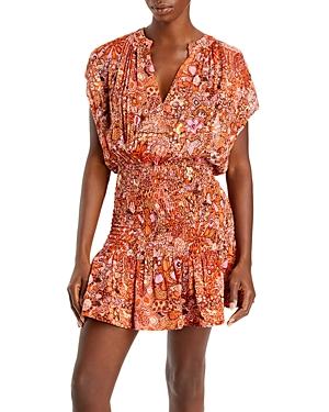 A.l.c. Carly Printed Silk Mini Dress
