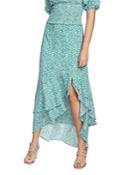 1.state Folk Silhouette Floral Maxi Skirt