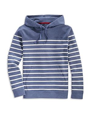 Vineyard Vines Surfside Cotton French Terry Garment Dyed Stripe Classic Fit Hoodie