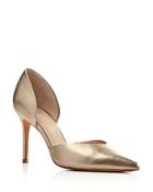 Marc Fisher Ltd. Tammy D'orsay Metallic Pointed Toe Pumps