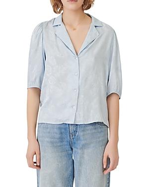 Maje Cecilard Jacquard Viscose Shirt