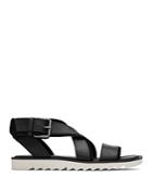 Toms Women's Crisscross Ankle Strap Flat Sandals