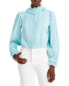 Alice And Olivia Yvette Lace Blouse