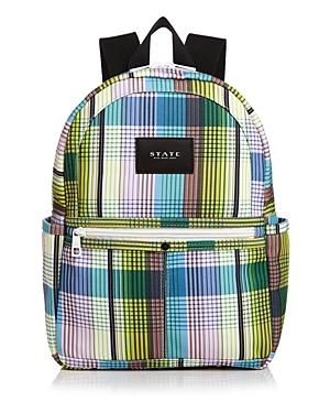 State Kane Mini Plaid Backpack