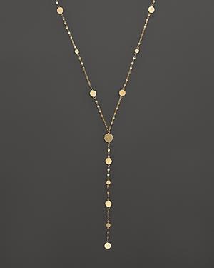 Lana Jewelry 14k Yellow Gold Gypsy Drop Necklace, 21